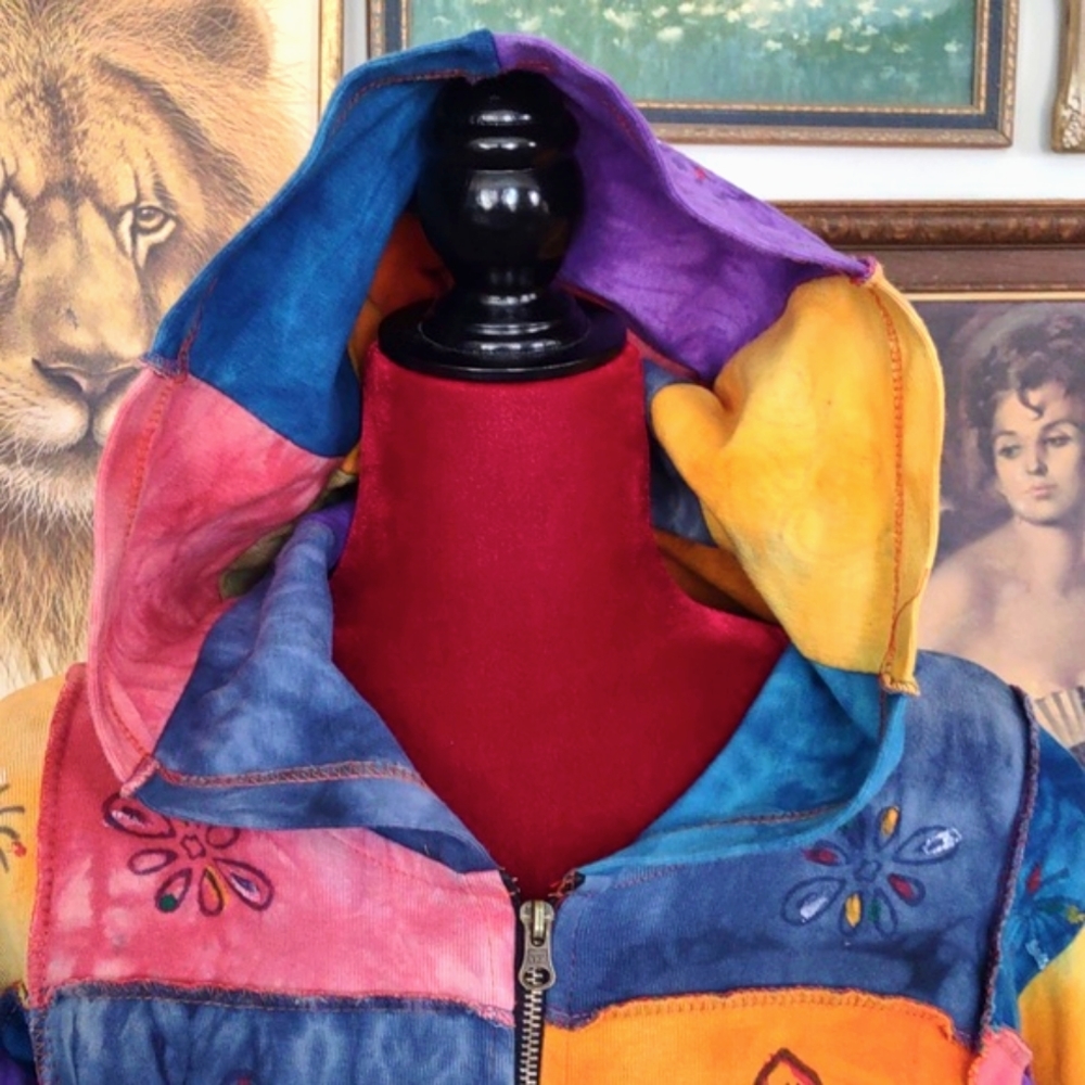 Patchwork Zip Up Riding International - image 3